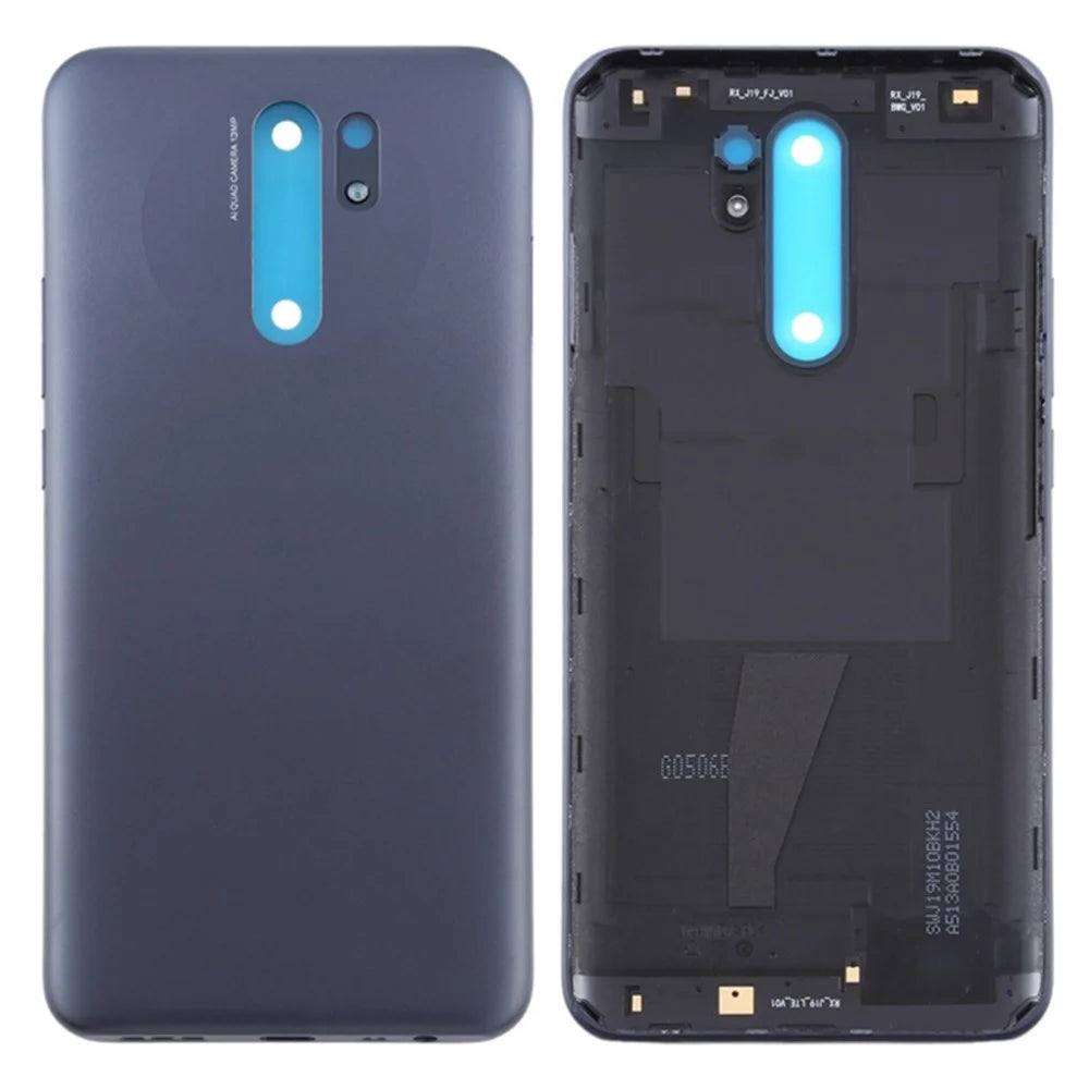 For Xiaomi Redmi 9 Battery Housing Back Cover Replace Part - Black - 1