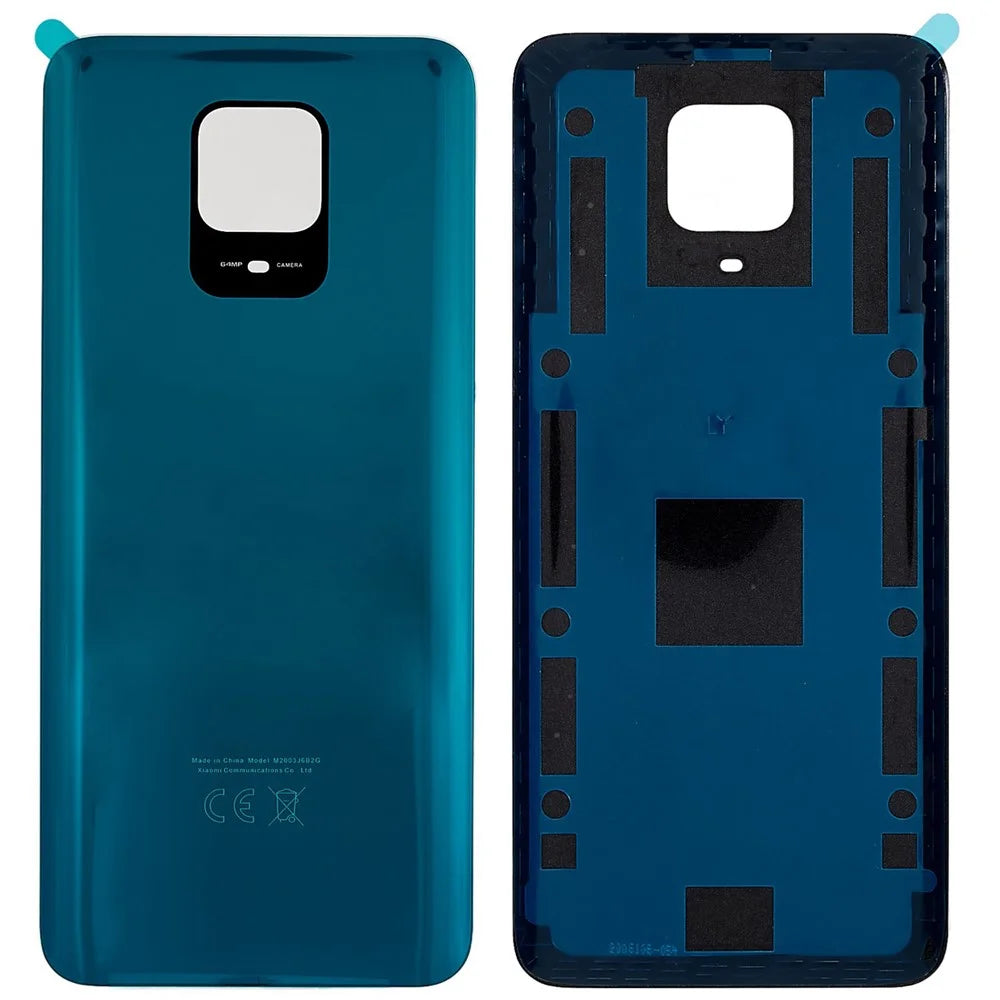 For Xiaomi Redmi Note 9S 4G Back Battery Housing Cover Replacement (without Logo) - Blue - 1