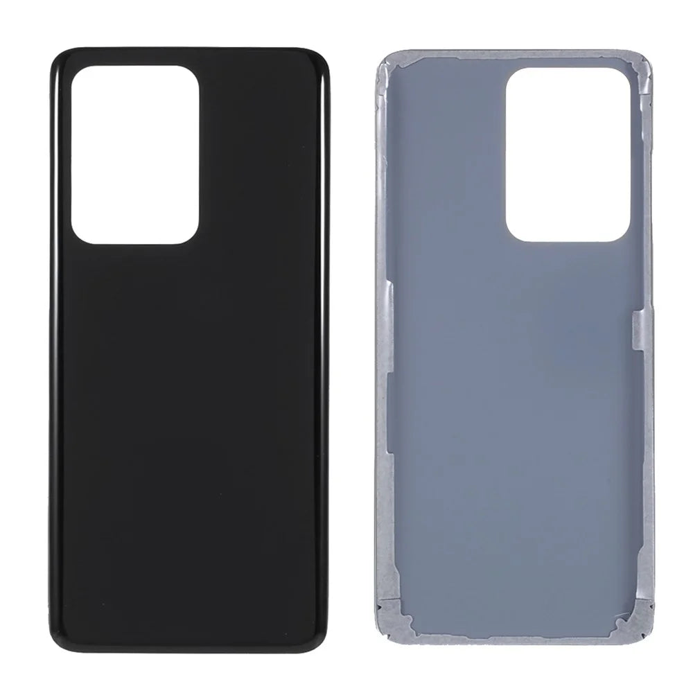 For Samsung Galaxy S20 Ultra G988 Battery Housing Cover with Adhesive Sticker Replacement Parts - Black - 1