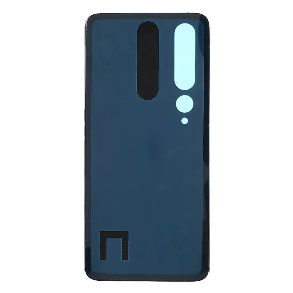 For Xiaomi Mi 10 5G Back Battery Housing Cover Replacement (without Logo) - Titanium Silver Black - 3