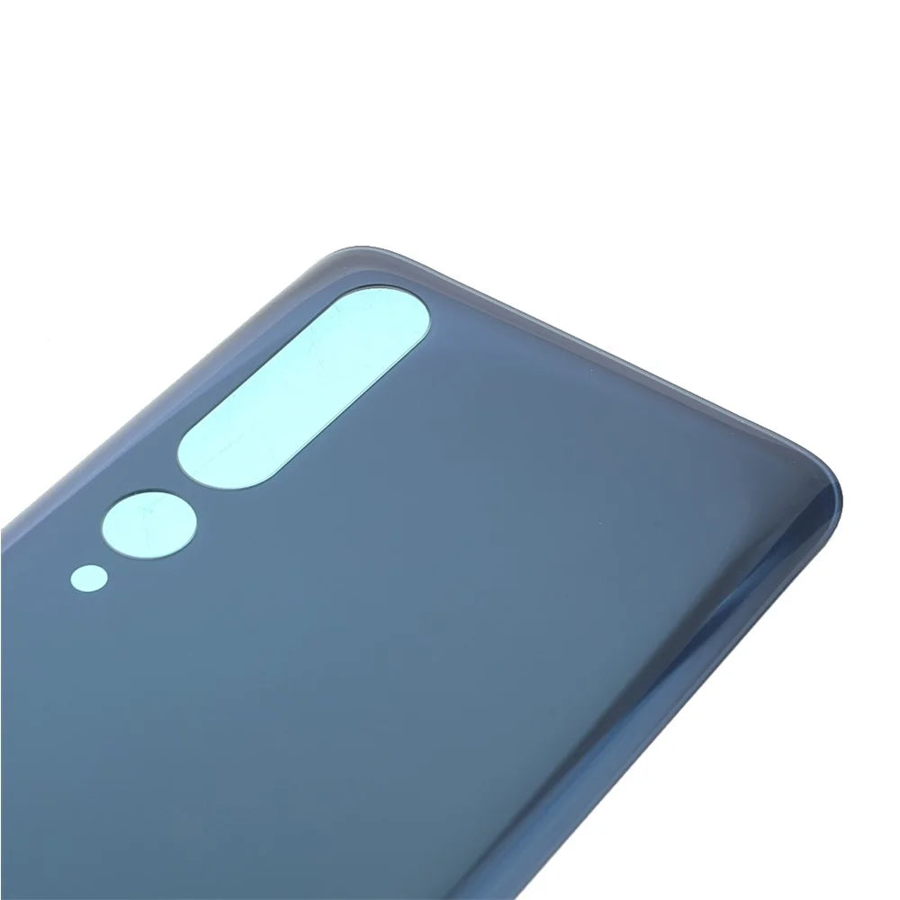 For Xiaomi Mi 10 5G Back Battery Housing Cover Replacement (without Logo) - Titanium Silver Black - 5