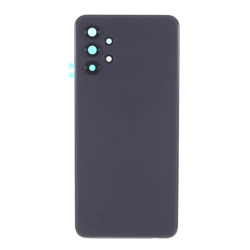 OEM Battery Housing Cover Part with Adhesive Sticker Rear Camera Lens Cover for Samsung Galaxy A32 5G A326 - Black - 2