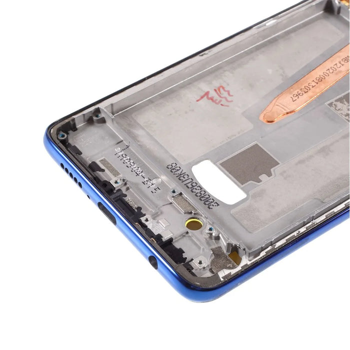 Middle Plate Frame Replace Part (A Part) for Xiaomi Poco X3 / Poco X3 NFC / Poco X3 Pro - Blue - 6