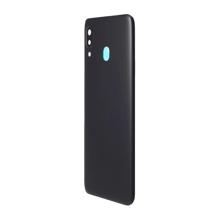 Battery Housing Back Cover with Camera Ring Lens Cover Replacement (without Logo) for Samsung Galaxy A30 - Black - 2