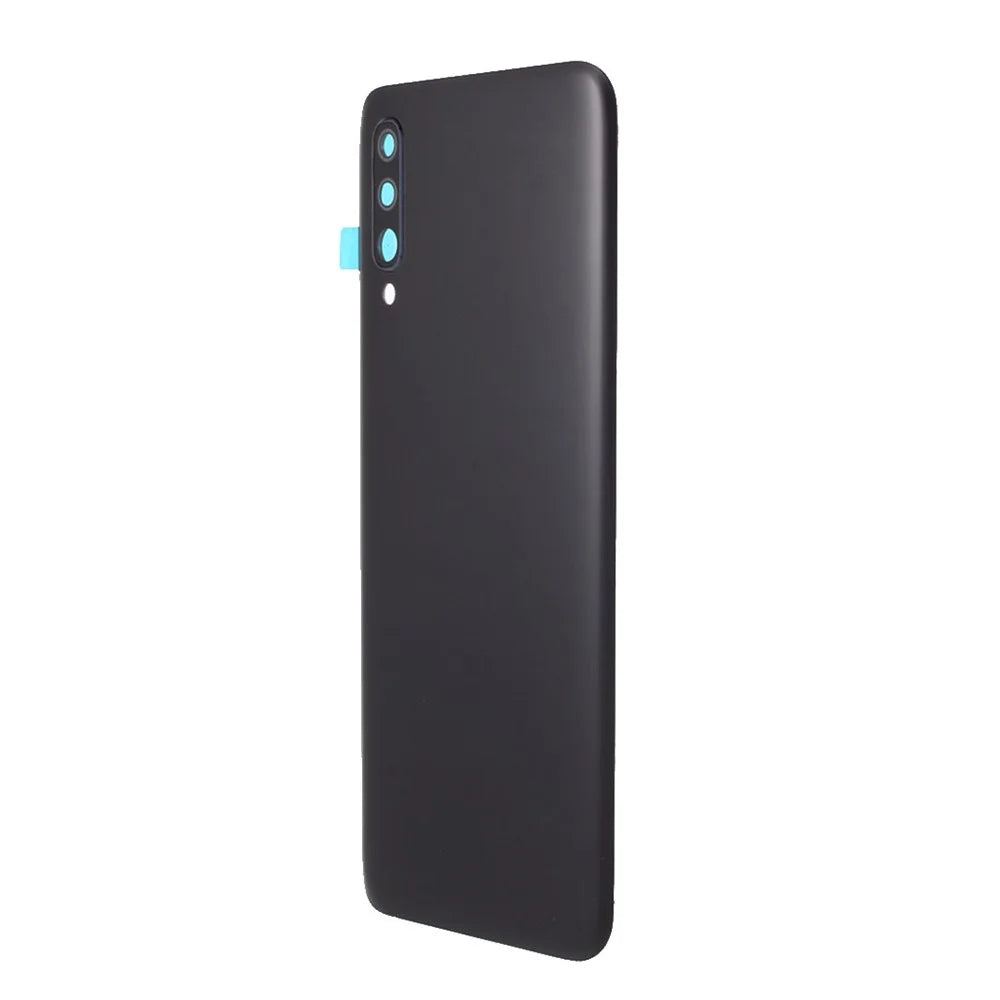 Back Battery Housing with Camera Ring Lens Cover Part (without Logo) for Samsung Galaxy A50 - Black - 2
