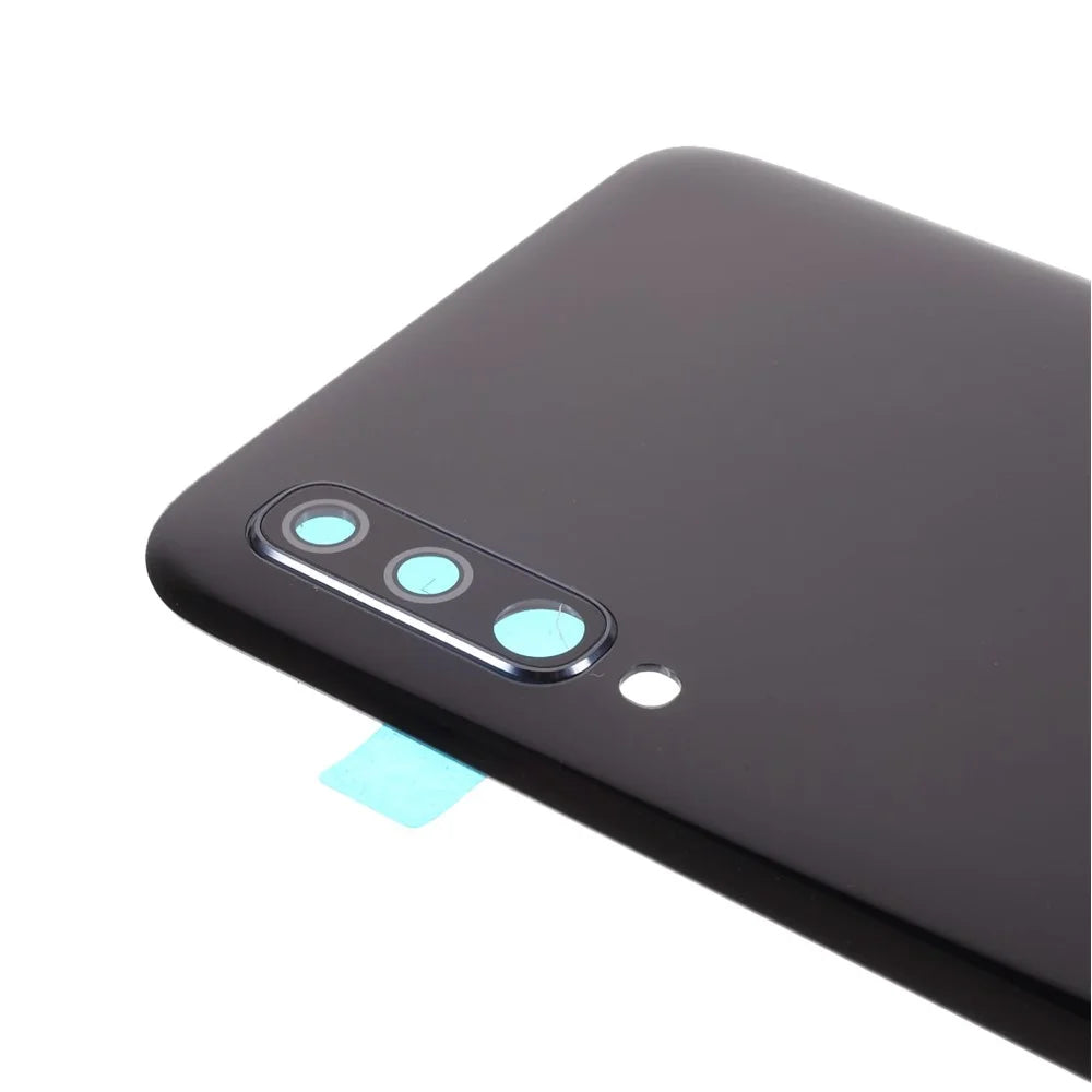 Back Battery Housing with Camera Ring Lens Cover Part (without Logo) for Samsung Galaxy A50 - Black - 5