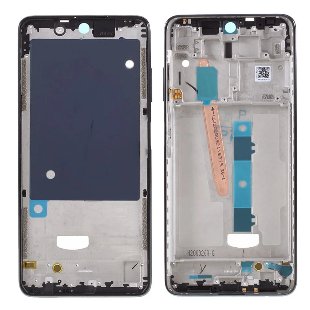 Middle Plate Frame Replacement (A Part) for Xiaomi Poco X3 / Poco X3 NFC / Poco X3 Pro - Black - 1