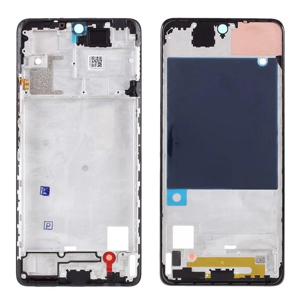 For Xiaomi Redmi Note 10 Pro Max / Note 10 Pro Pro 4G (Global) / Note 10 Pro 4G Middle Plate Frame Replacement (A-Side) (without Logo) - Black - 1