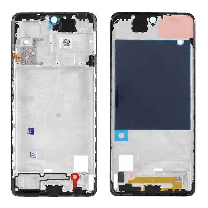 For Xiaomi Redmi Note 10 Pro Max / Note 10 Pro Pro 4G (Global) / Note 10 Pro 4G Middle Plate Frame Replacement (A-Side) (without Logo) - Black - 1