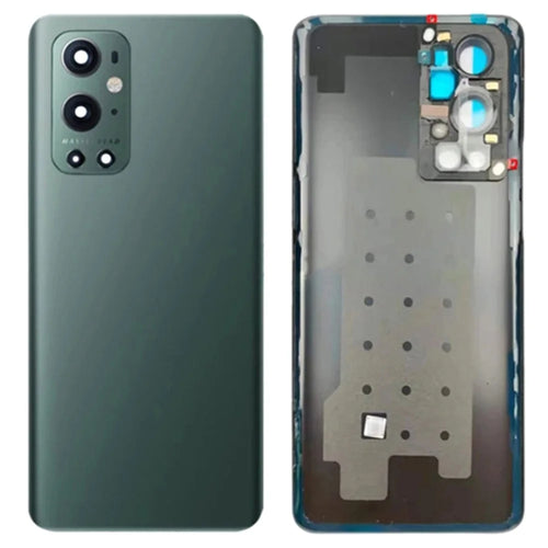 For OnePlus 9 Pro 5G OEM Battery Housing Cover Repair Part + Camera Lens Cover - Green - 1