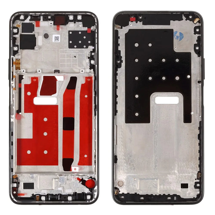 OEM Middle Plate Frame Repair Part for Huawei nova 7 SE / P40 Lite 5G - Black - 1