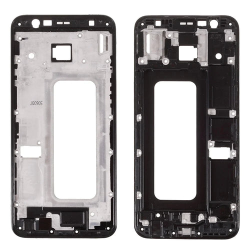 OEM Mobile Phone Replacement Parts Front Housing Frame Plate for Samsung Galaxy J6+ / J610 - Black - 1