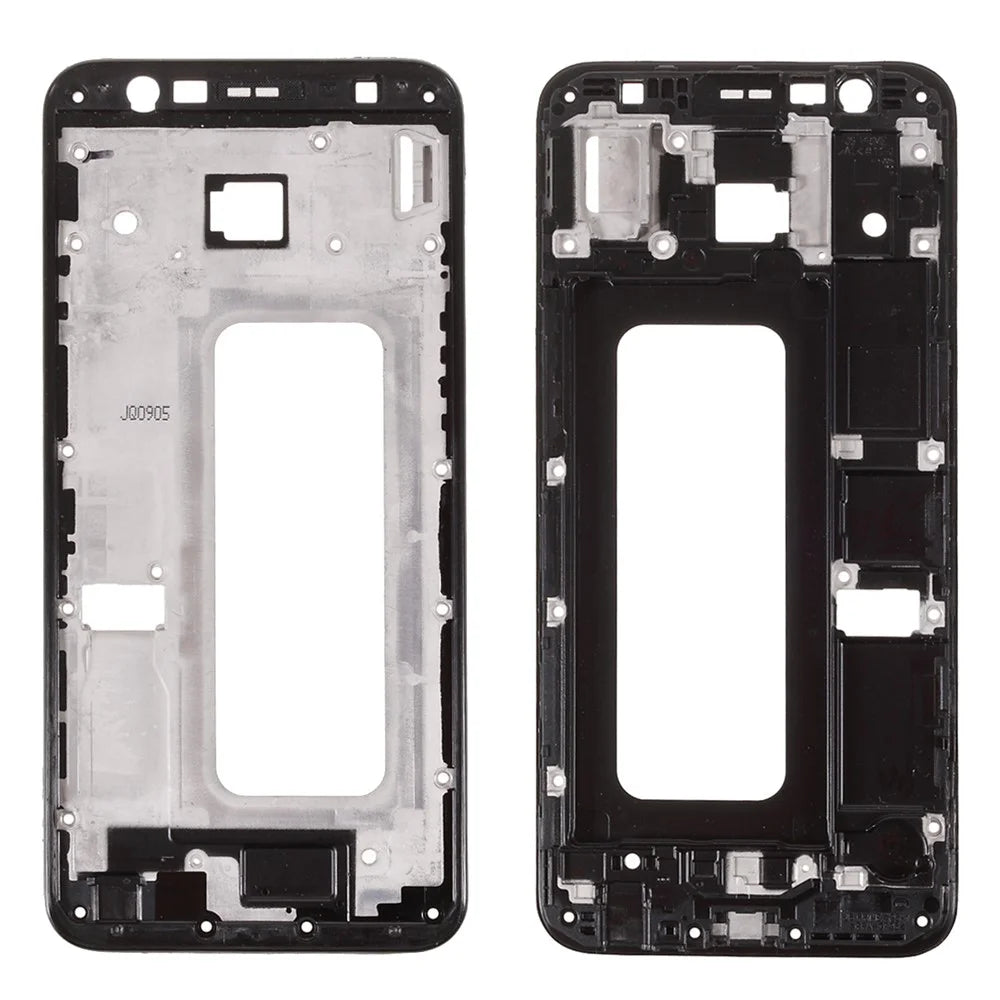 OEM Mobile Phone Replacement Parts Front Housing Frame Plate for Samsung Galaxy J6+ / J610 - Black - 1