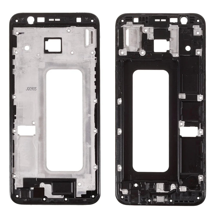 OEM Mobile Phone Replacement Parts Front Housing Frame Plate for Samsung Galaxy J6+ / J610 - Black - 1
