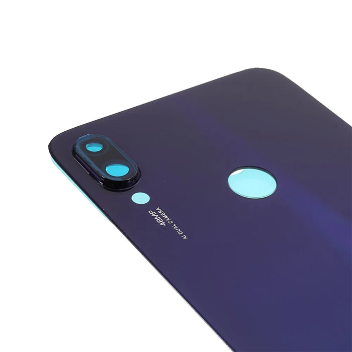 Battery Back Cover Rear Housing Replacement with Camera Lens Cover Part (without Logo) for Xiaomi Redmi Note 7 - Blue - 5