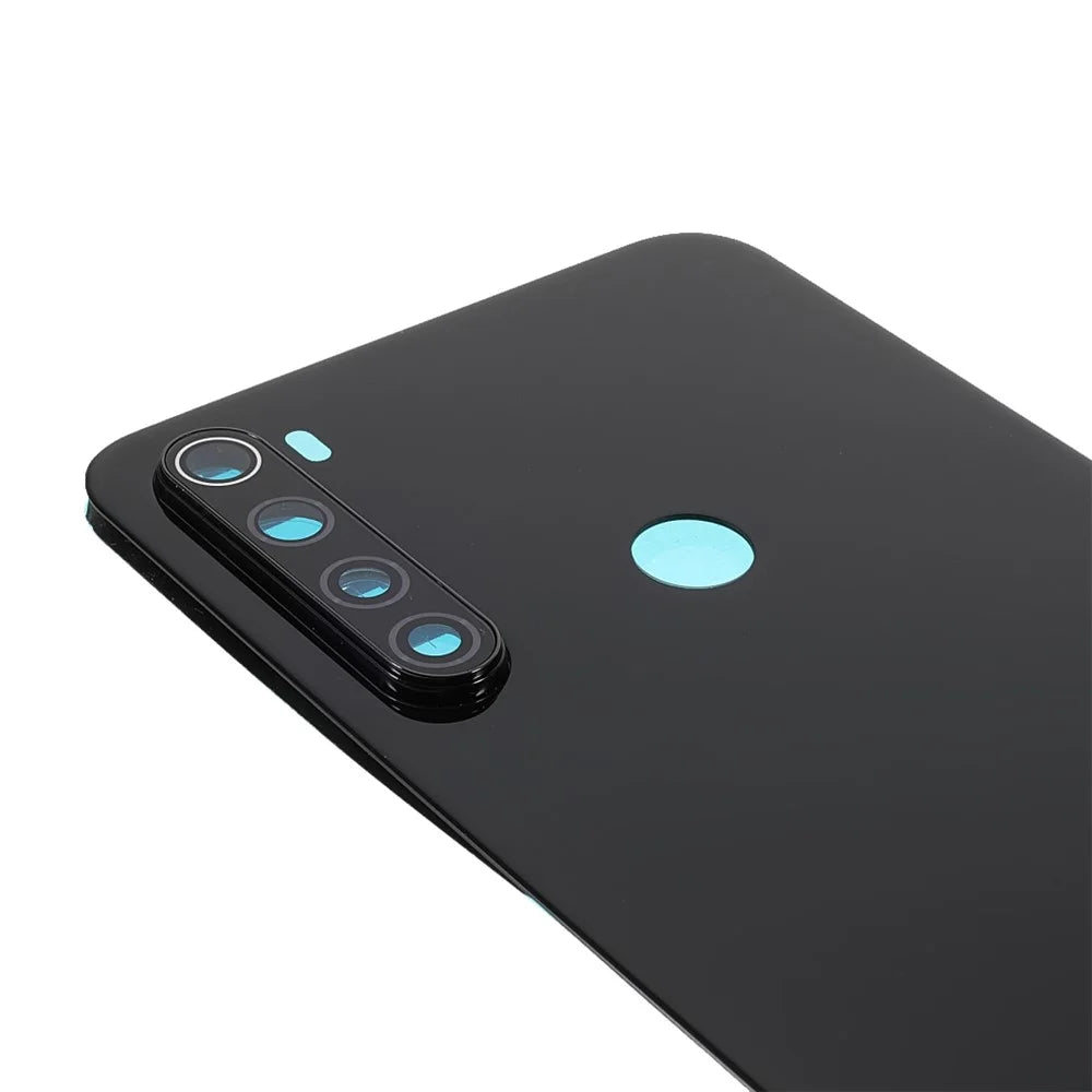 Battery Back Rear Cover Housing Door Replacement with Camera Lens Cover Part (without Logo) for Xiaomi Redmi Note 8 - Black - 5