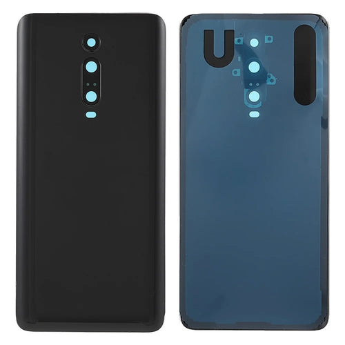 Back Battery Cover Door Case Housing Replacement with Camera Lens Cover Part (without Logo) for Xiaomi Mi 9T / 9T Pro / Redmi K20 / K20 Pro - Black - 1