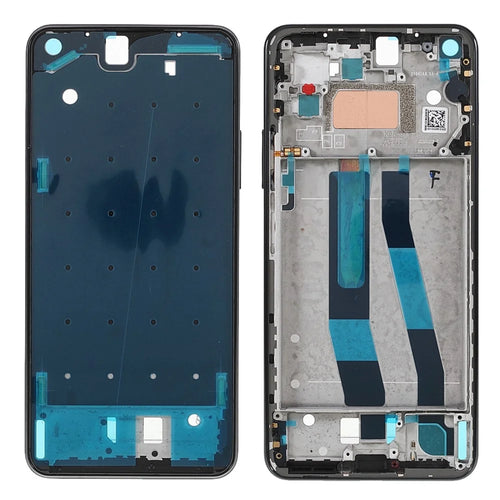 OEM Repair Parts Middle Plate Frame Phone Replacement Parts (A Side) for Xiaomi Mi 11 Lite 4G - Black - 1