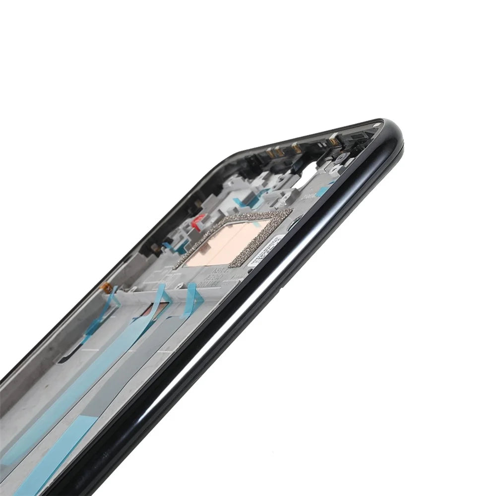 OEM Repair Parts Middle Plate Frame Phone Replacement Parts (A Side) for Xiaomi Mi 11 Lite 4G - Black - 6