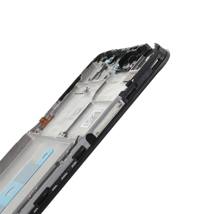 OEM Repair Parts Middle Frame Bezel Plate (A Side) for Xiaomi Redmi Note 10 5G - Black - 6