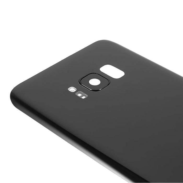 Battery Housing Back Cover with Camera Ring Lens Cover Replacement (without Logo) for Samsung Galaxy S8+ - Black - 5