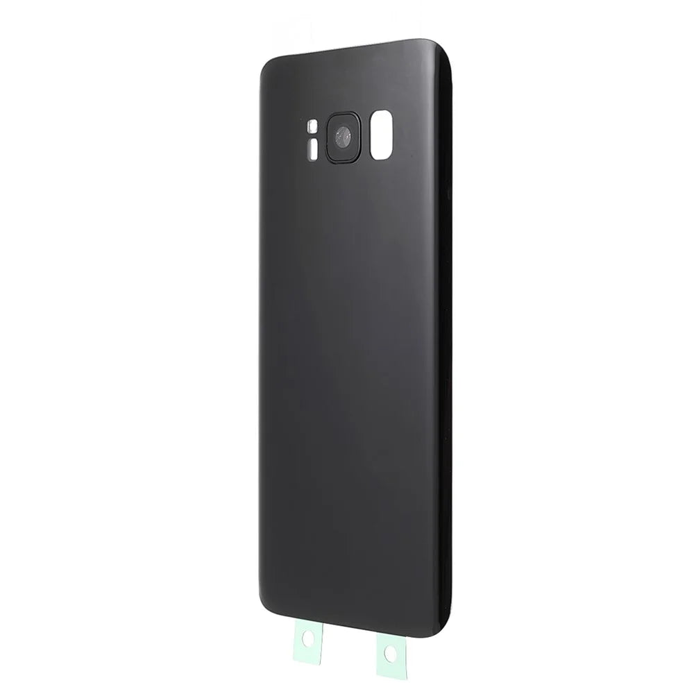 Battery Housing Back Cover with Camera Ring Lens Cover Replacement (without Logo) for Samsung Galaxy S8 - Black - 2