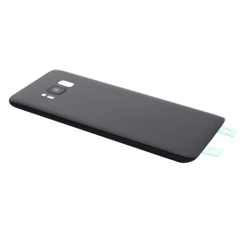 Battery Housing Back Cover with Camera Ring Lens Cover Replacement (without Logo) for Samsung Galaxy S8 - Black - 4
