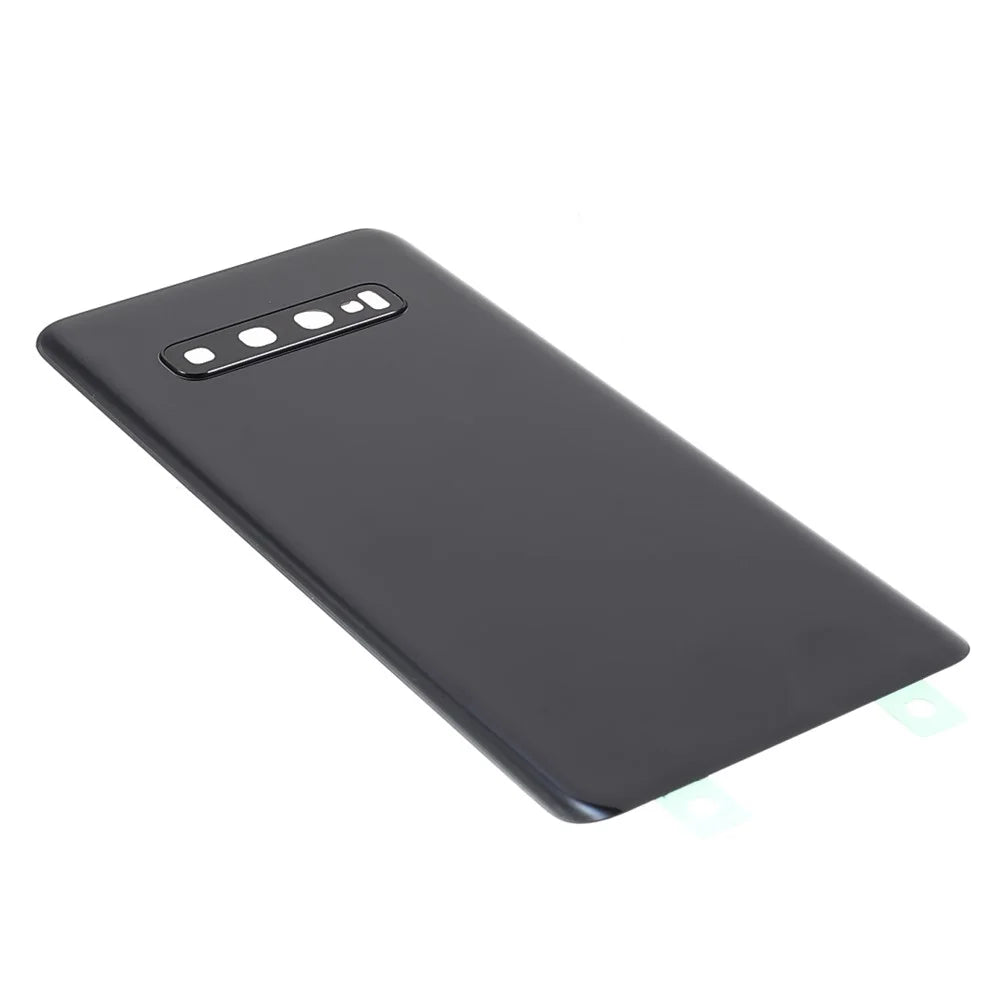 Back Battery Housing Cover with Camera Ring Lens Cover Replacement (without Logo) for Samsung Samsung Galaxy S10 Plus - Black - 4