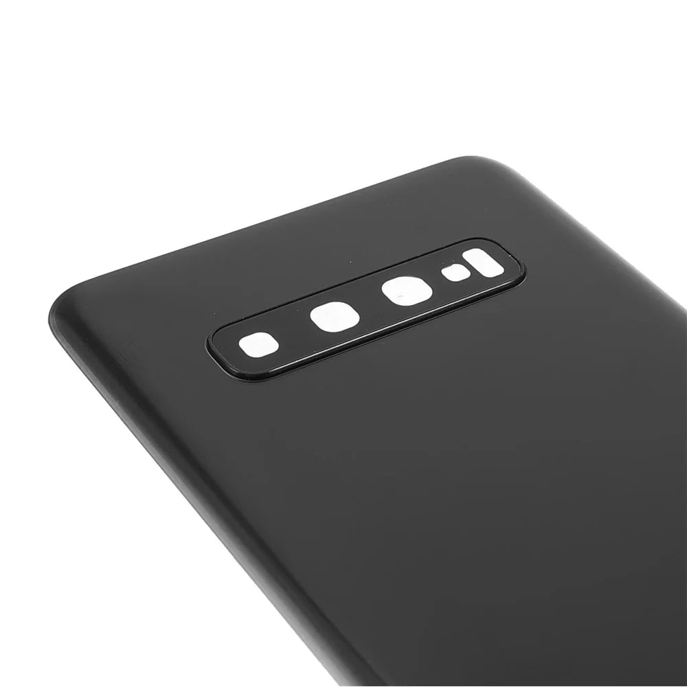 Back Battery Housing Cover with Camera Ring Lens Cover Replacement (without Logo) for Samsung Samsung Galaxy S10 Plus - Black - 5