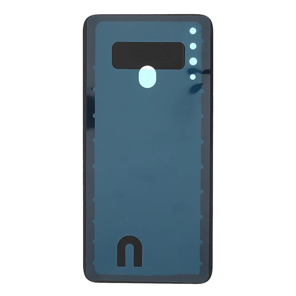 Back Battery Housing Cover with Camera Ring Lens Cover Replacement (without Logo) for Samsung Galaxy A20s - Black - 3