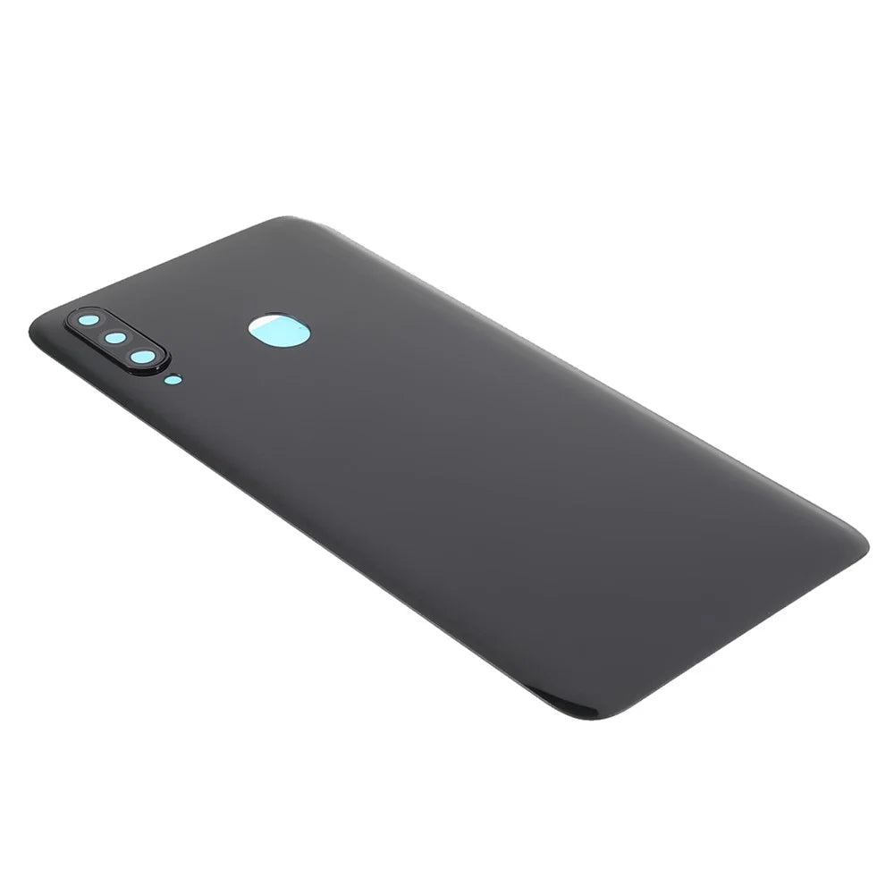Back Battery Housing Cover with Camera Ring Lens Cover Replacement (without Logo) for Samsung Galaxy A20s - Black - 4