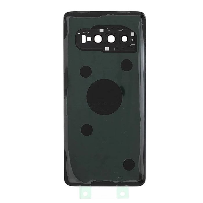 Back Battery Housing Cover with Camera Ring Lens Cover Replacement (without Logo) for Samsung Samsung Galaxy S10 - Black - 3