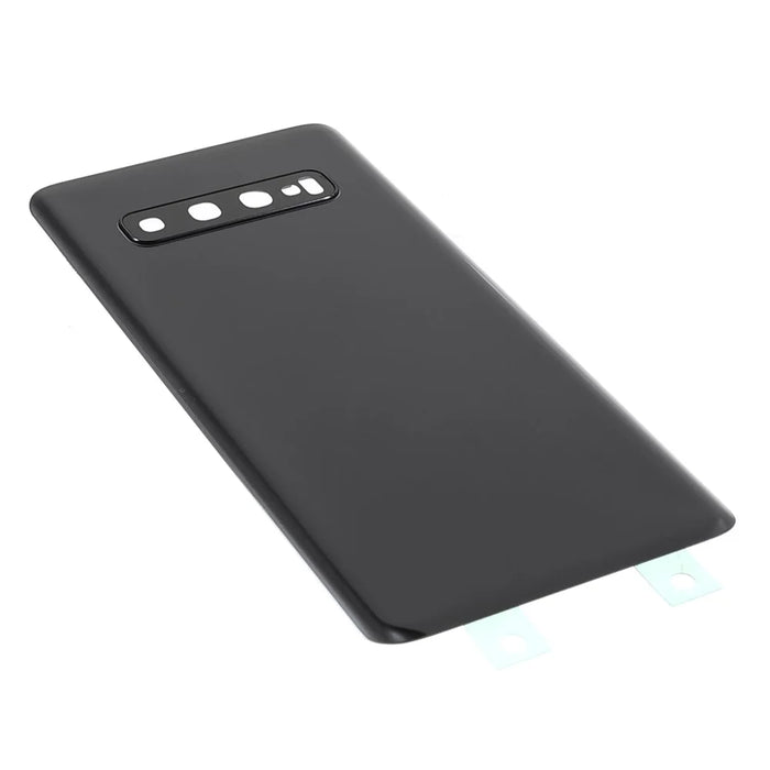 Back Battery Housing Cover with Camera Ring Lens Cover Replacement (without Logo) for Samsung Samsung Galaxy S10 - Black - 4