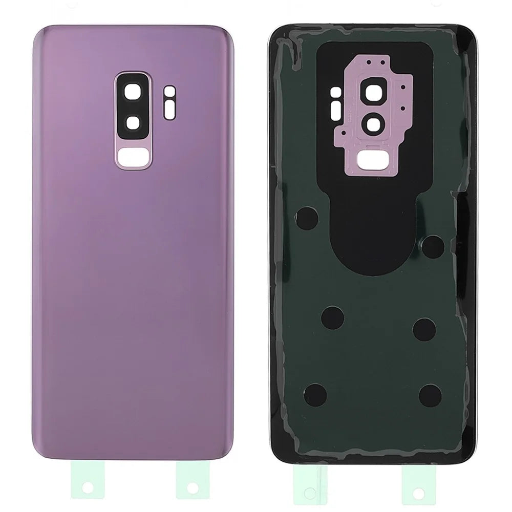 Back Battery Housing Cover with Camera Ring Lens Cover Part (without Logo) for Samsung Galaxy S9+ - Blue - 1