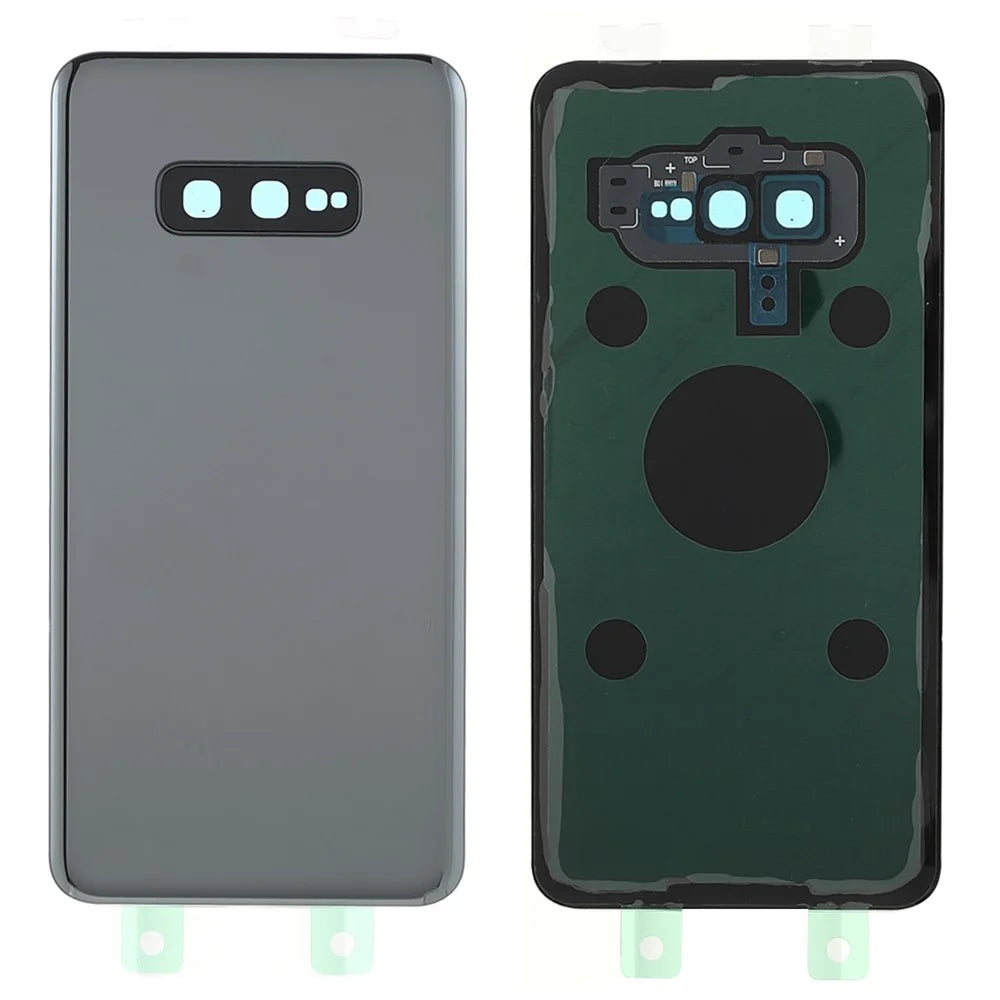 Sturdy Back Battery Housing with Camera Ring Lens Cover Part (without Logo) for Samsung Galaxy S10e - Black - 1