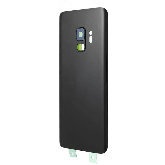 Back Battery Housing Cover with Camera Ring Lens Cover Replacement (without Logo) for Samsung Samsung Galaxy S9 - Black - 2