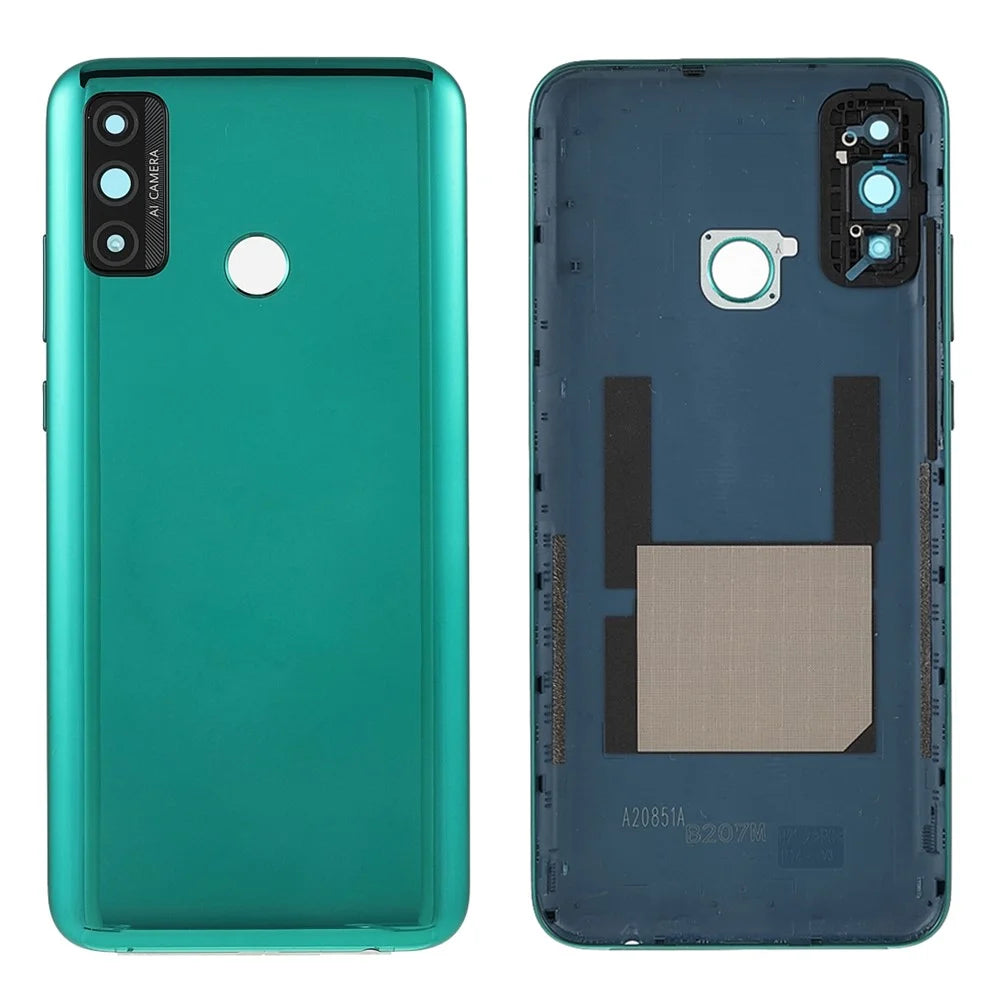 OEM Battery Back Cover Rear Door Housing Replacement with Camera Lens Ring Cover for Huawei P smart 2020 - Green - 1