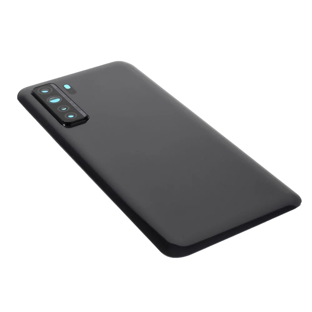 Housing Battery Door Back Cover with Camera Ring Cover Replacement (without Logo) for Huawei P40 Lite 5G - Midnight Black - 6