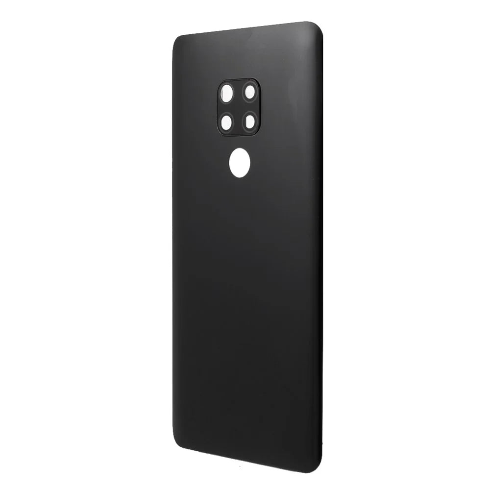 For Huawei Mate 20 Housing Battery Door Back Cover Replacement Parts with Camera Ring Cover (without Logo) - Black - 2