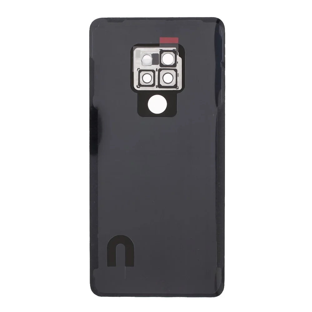 For Huawei Mate 20 Housing Battery Door Back Cover Replacement Parts with Camera Ring Cover (without Logo) - Black - 3