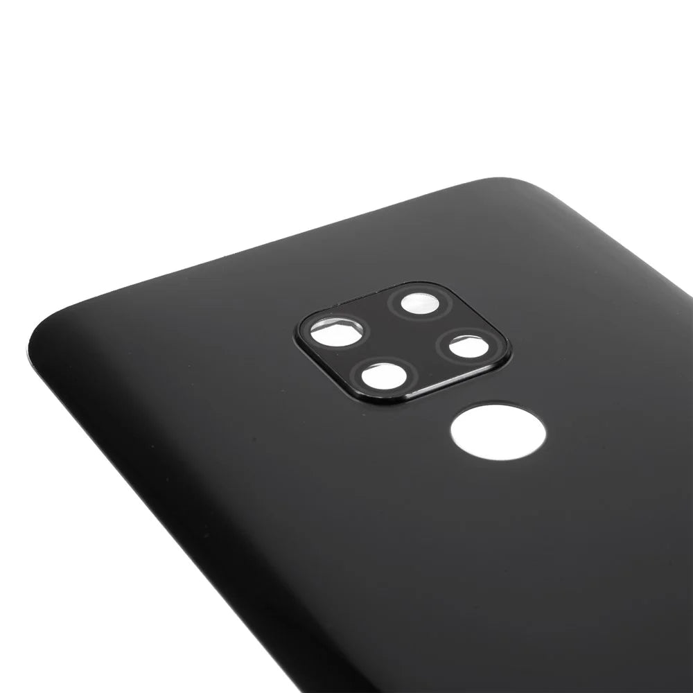 For Huawei Mate 20 Housing Battery Door Back Cover Replacement Parts with Camera Ring Cover (without Logo) - Black - 5