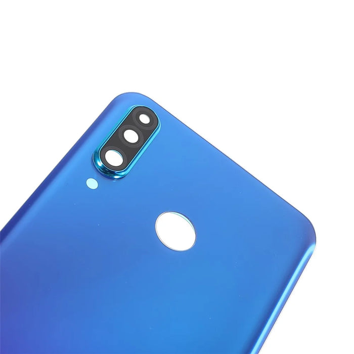 For Huawei P30 Lite (48MP) Battery Back Door Cover Replacement with Camera Ring Cover (without Logo) - Blue - 5