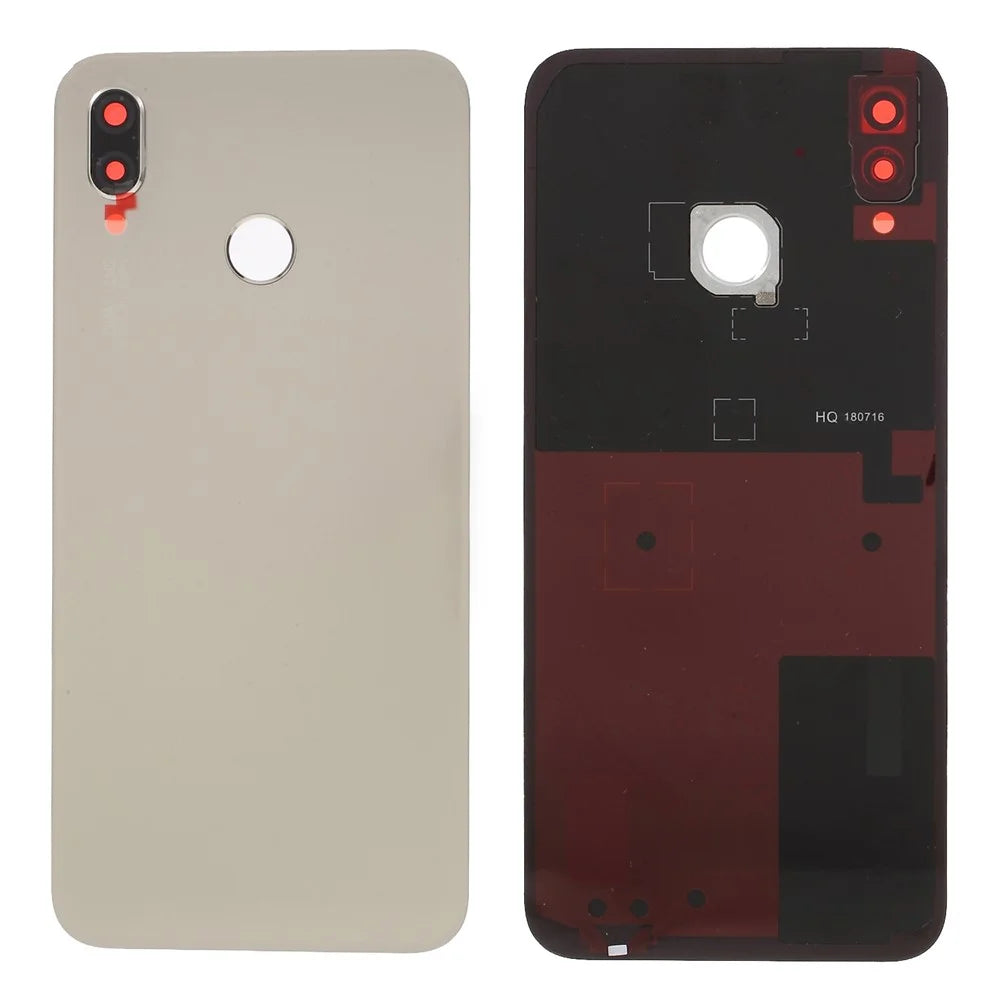 Back Battery Housing Cover with Camera Ring Lens Cover Part (without Logo) for Huawei P20 Lite (2018)/Nova 3e (China) - Gold - 1