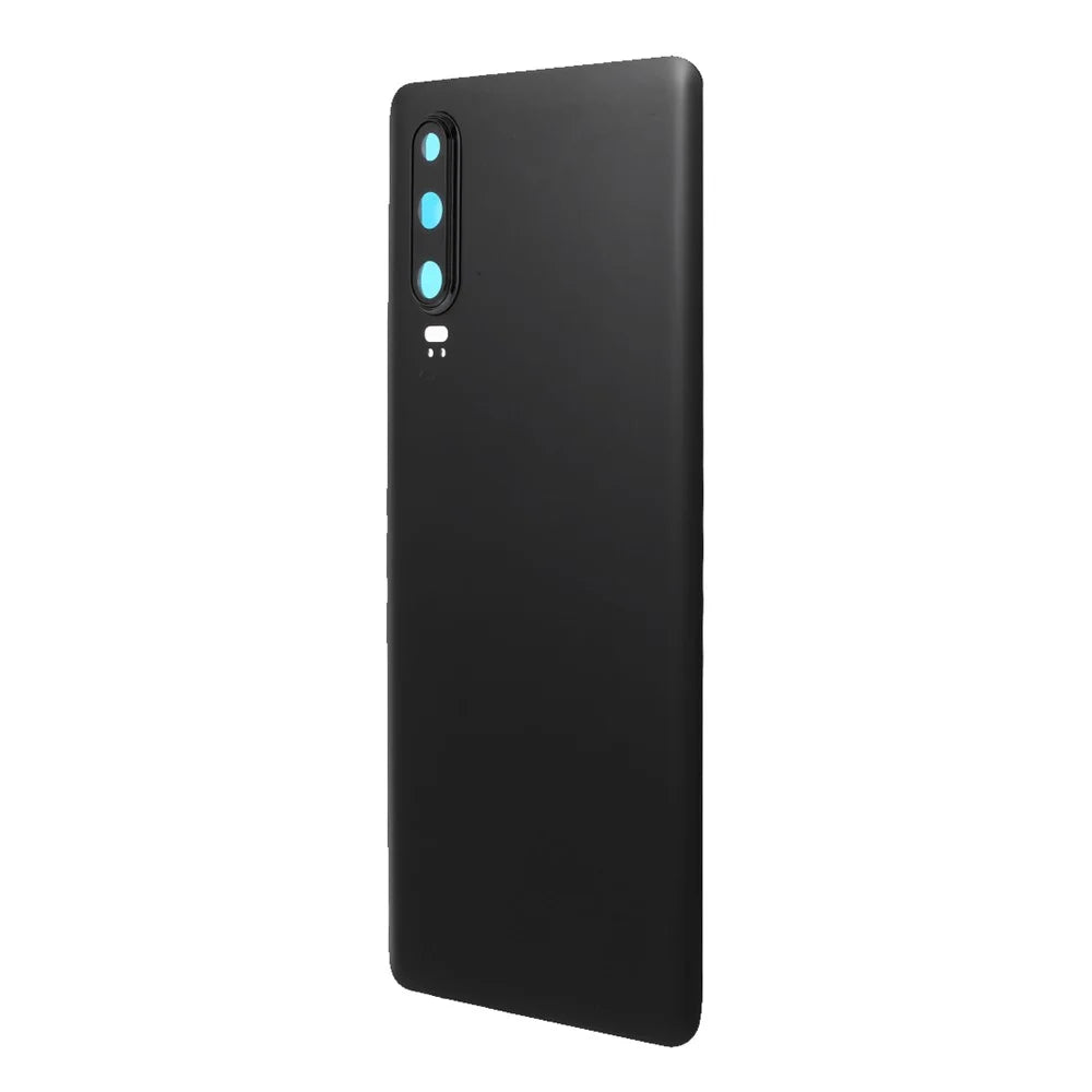 Battery Back Cover Rear Housing with Camera Lens Cover Part (without Logo) for 	Huawei P30 - Black - 2