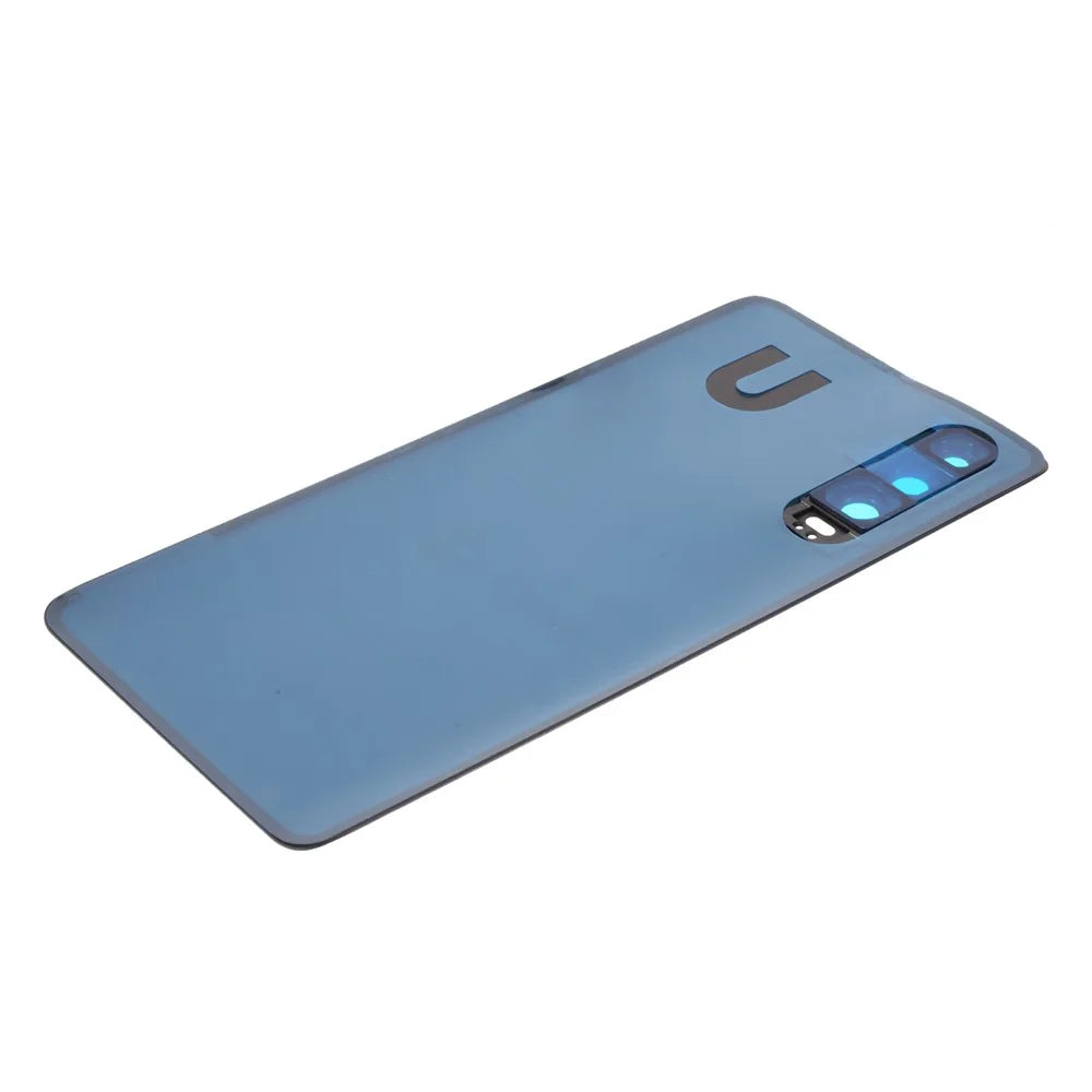 Battery Back Cover Rear Housing with Camera Lens Cover Part (without Logo) for 	Huawei P30 - Black - 6