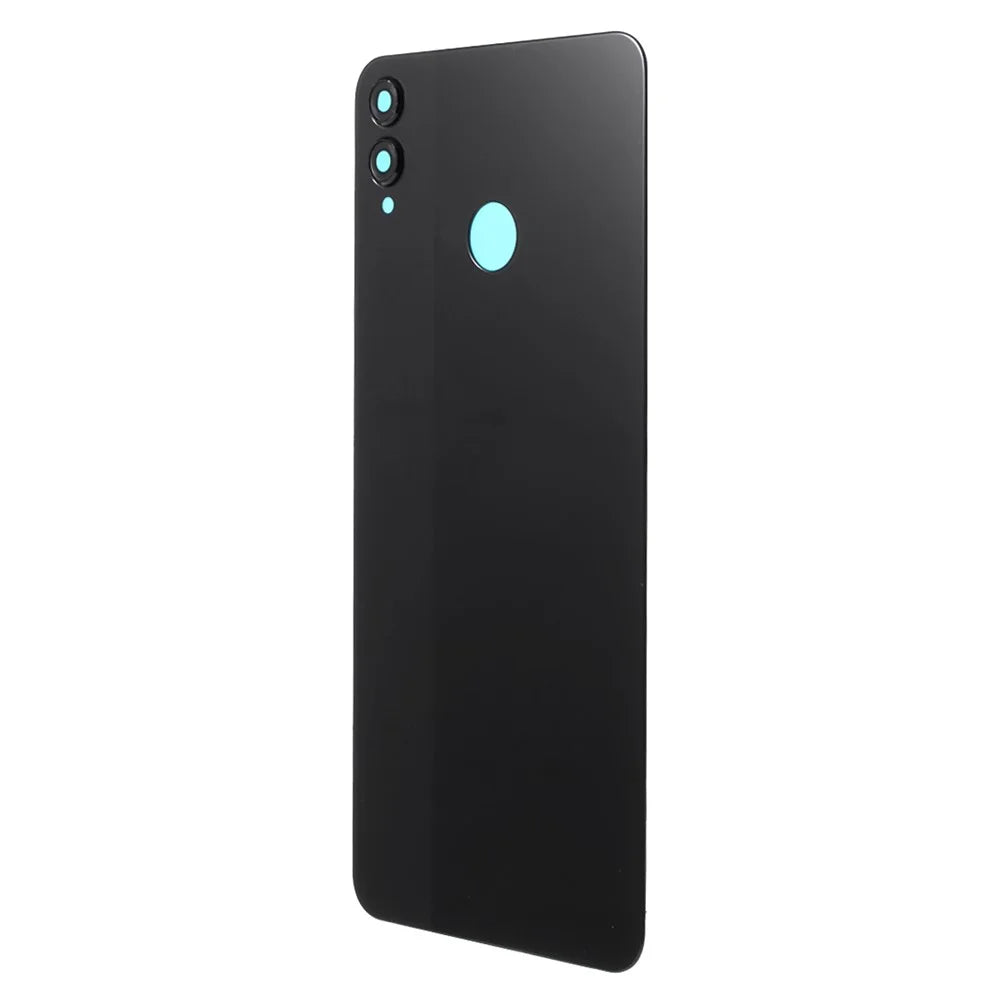 Battery Housing Back Cover with Camera Ring Lens Cover Replacement (without Logo) for Huawei Honor 8X - Black - 2