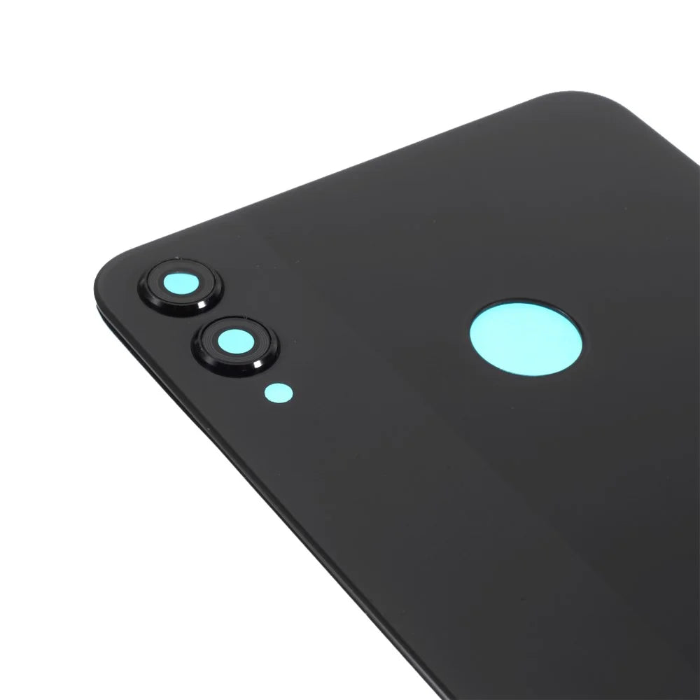 Battery Housing Back Cover with Camera Ring Lens Cover Replacement (without Logo) for Huawei Honor 8X - Black - 5