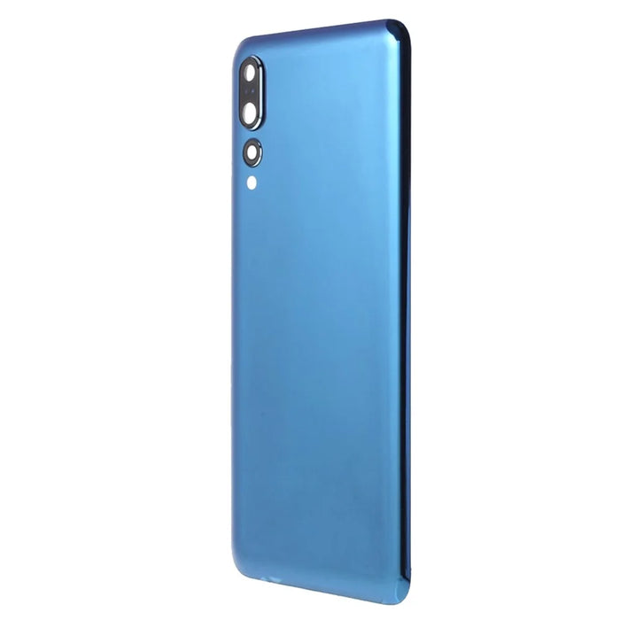Battery Housing Back Cover with Camera Ring Lens Cover Replacement Part (without Logo) for Huawei P20 Pro - Blue - 2