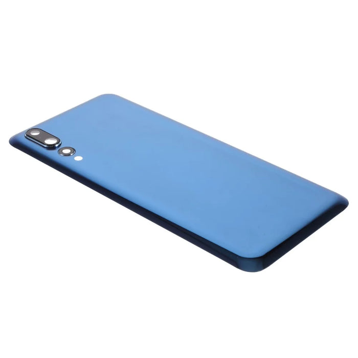 Battery Housing Back Cover with Camera Ring Lens Cover Replacement Part (without Logo) for Huawei P20 Pro - Blue - 4