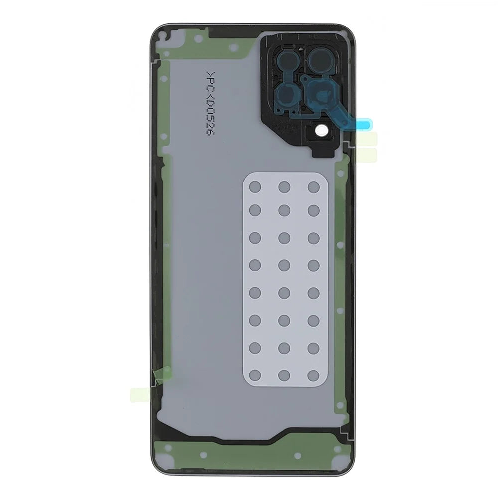 For Samsung Galaxy A22 4G (EU Version) A225 OEM Battery Housing with Adhesive Sticker+Camera Lens Cover - Black - 3